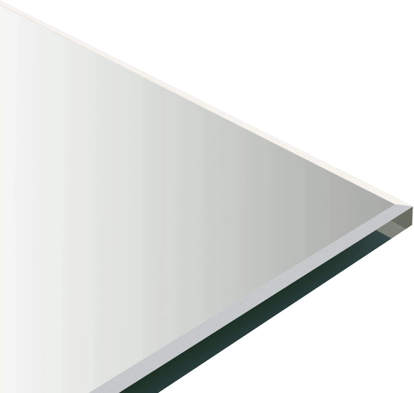Elevate Your Space: Wall-Mounted Workout Mirror, Perfect for Home or Commercial Gyms (48x32 - Get Fit!)