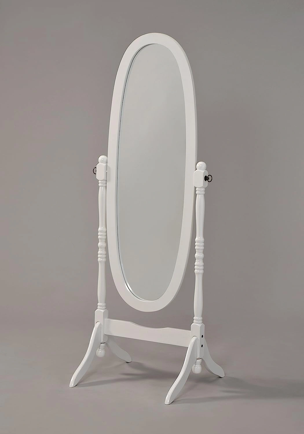 White Wood's Grace: A Cheval Mirror for Timeless Elegance, Reflecting Beauty in Your Home